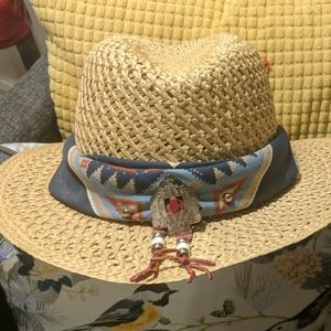 Straw Hat With Custom Additions